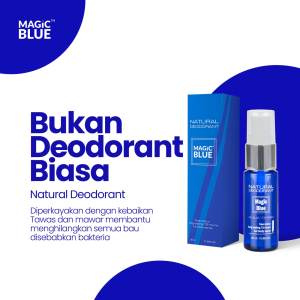 Magic Blue Deodorant No Scent For Men and Women 20ml