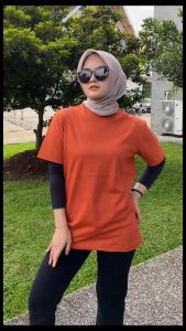 Terlaris Kaos Basic Pria & Wanita: Kaos Polos Premium Cotton 24s