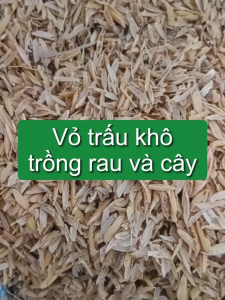 Vỏ trấu khô 10kg (100dm3) trồng rau cây lót chuồng gia cầm