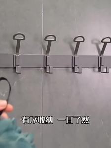 Self-Adhesive Door Hook Bathroom Wall Hat and Coat Hook