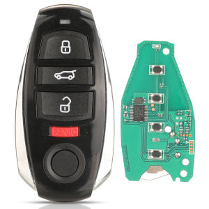 Jingyuqin IYZVWTOUA for VW Volkswagen Touareg 2010-2019 PCF7945 Chip 315/433/868Mhz Remote Car Key Fob 3/4Buttons No-Keylessgo