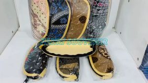 Souvenir Pernikahan Tempat Pensil Batik Oval Kemasan Plastik ISI 50 PCS