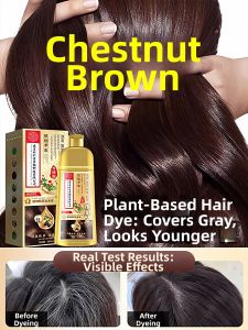 LANCAIHUI | Natural Plant No-Irritation Non-stick Scalp Chestnut Brown Hair Dye