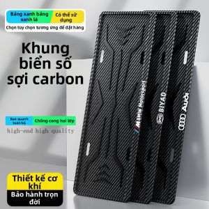 JUANSE | Khung Biển Số Bằng Sợi Carbon Cường Hóa