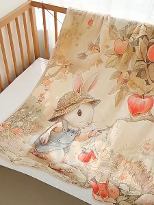 Chăn xô Muslin Hạt đậu cho bé Chăn cho bé 4 mùa mềm mại ấm áp hoạ tiết cổ tích cho bé KidsWorld