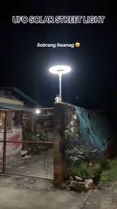 500000W UFO solar street light outdoor waterproof IP67 heavy duty Outdoor Lighting garden Led lamp with motion sensor led light solar lights with solar panel