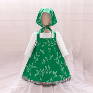 Lolita Plaid Cute Bears Baby Girls Dress Toddler 1st Birthday Party Princess Dress for Baby Maid Wedding Bridesmaid Kids Clothes