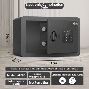 deli | Fingerprint Password Safe 20cm