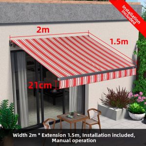 ZIYE | Electric and Manual Aluminum Canopy for Rain and Sun Protection