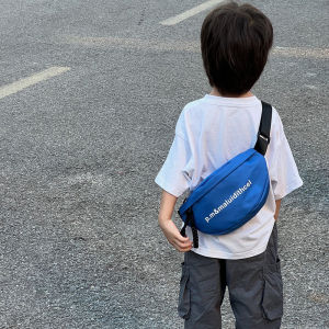Cool Kids Sports Crossbody Bag Boys Girls Fashionable Small Backpack Coin Waist Bag Trendy Chest Bag Stylish Accessory