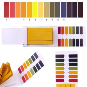 80 Tấm Giấy Thử Nước Litmus PH 1-14 Toàn Dải Cho Bể Cá Mỹ Phẩm Nước Bọt & Thử Nước Cơ Thể Giấy Chỉ Thị Nước Cho Gia Đình Trường Học