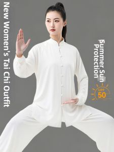 WUYINXIANG | Summer Lightweight Breathable Womens Tai Chi Suit