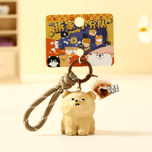 LONGKUI | Wood Carving Cute Dog Keychain