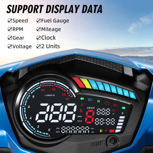 RYSJM | For Sniper 150 v1 DIGITAL METER For Yamaha Y15 Y15ZR V1 Digital Dash Panel Universal Motorcycle LCD Speedometer Odometer