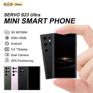 SERVO | 2026 SERVO S23 Mini Android OS Smartphone 3G WCDMA 2GB+16GB Google Play WhatsAPP WiFi 3.0" Cute Small Smart Phones 2 SIM Standby