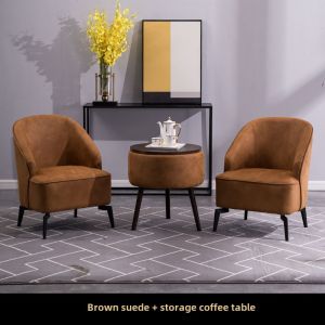 Balcony Three-Piece Tables and Chairs Small Coffee Table Combination Minimalist Modern Living Room Bedroom Casual Couch Nordic Entry Lux Style