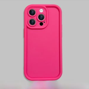Applicable to Iphone15promax Phone Case Minimalist Frosted 14pro Niche Style Pure Color Iphone11 New Arrival 13 Liquid Silicone 12pro Stylish Dopamine 14 Skin Feeling Heat Dissipation 15 Drop-Resistant