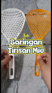 SENDOK SARINGAN MIE SILIKON BESAR PENYARING KUAH SAYUR REBUSAN PRAKTIS