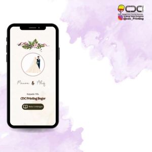 UNDANGAN PERNIKAHAN DIGITAL WEBSITE CANTIK ELEGAN DAN UNIK
