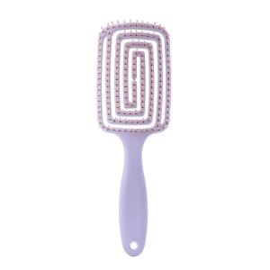 Large Curved Hair Comb for Girls Aesthetic Hollow Design Fluffy Massage Tool Home Essential for Hair Styling
