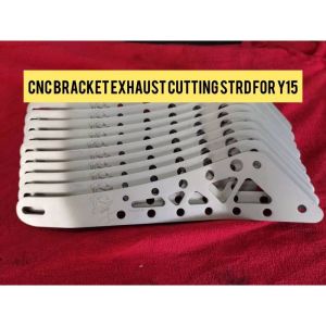 CNC exhaust bracket Cutting Strd for Y15/LC 135 V1 to V6