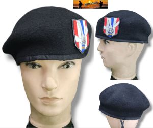 หมวกเบเร่ต์ชรบ. หมวกชรบ. ชุดรักษาความปลอดภัยหมู่บ้าน หมวกไบเล่ ชุดรักษาความปลดภัยหมู่บ้าน ขอบผ้า