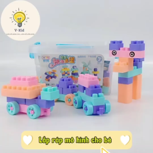 Bộ Đồ chơi Xếp Hình Cho Bé Tăng Khả Năng Tư Duy Logic Phát triển trí tưởng tượng cho bé