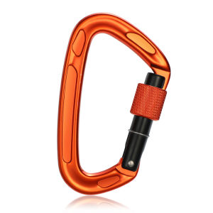CLIWIZ Khóa Vít An Toàn Chuyên Nghiệp Carabiner Để Làm Việc Ở Độ Cao Thiết Bị Đặc Biệt Ngoài Trời Nhôm Chịu Tải 24KN 4 Màu