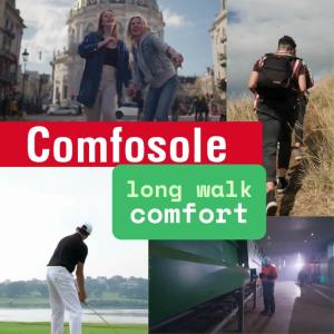 Comfosole Comfort แผ่นเสื้อผ้านุ่มสบาย ลดอาการเท้าบิดล้ม บิดหงาย ใช้งานทนทานไม่ยวบ