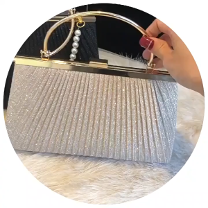 HOL 2025ss High-quality womens bags light gold banquet handbag bridesmaid handbag tourist handbag