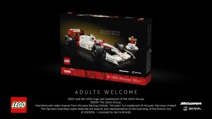 LEGO Icons McLaren MP4/4 & Ayrton Senna Set 10330 (693 Pieces) Building Blocks F1 Car Gift