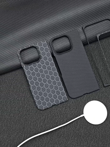 Casing for Google Pixel 11 Pro Fold Pixel11ProFold Kevlar Style 600D Aramid Slim Hard Cover MagSafe Magnetic Charging Raised Camera Lip Anti-Slip Grip Anti-Fingerprint