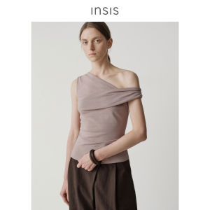 INSIS FEMME | Summer Linen Cotton Simple and Artistic Two-Way T-Shirt