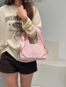 Alo Tote Bag Women Nylon Waterproof Handbag Removable Crossbody Strap Casual Sports Gym Daily Commute Shoulder Bag