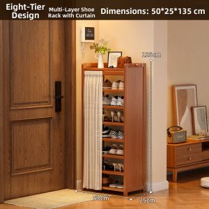 YONGJUE | Dustproof Compact Easy-to-Install Multilayer Shoe Rack