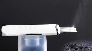 Ultrasonic Skin Scrubber Vibration Face Spatula Blackhead Remover Shovel Clean Cavitation Peeling Facial Lifting Skin Care Face Cleaning Skin Facial Cleaner Skin Peeling Blackhead Removal Pore Cleaner Face Scrubber
