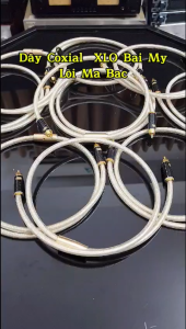 Dây Coaxial Đồng Trục XLO 75Ω Bãi Mỹ – Lõi Mạ Bạc Truyền Tín Hiệu Số Cao Cấp
