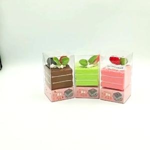 TAIYO Squishy Premium Slow Food Layer Cake Dessert Somodel Squeeze Magnet Kulkas Kue Toping Buah Segar Squishi Mainan