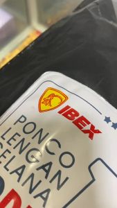 MODERN Jas Hujan Brand Ibex Ponco Lengan Celana - Jas Hujan Dewasa Pria Wanita Bahan Elastis Jumbo