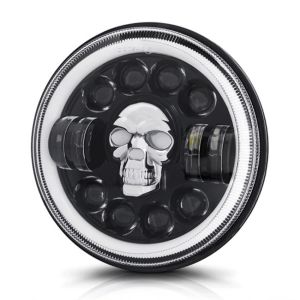 7 Inches Round Mounting Bracket For Motorcycle / 12-24V 7 inch 60W Motocycle Headlight LED Headlight