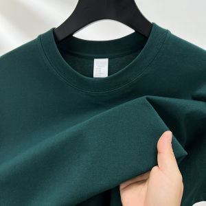 Nam Cao Cấp 100% Cotton Áo Thun Nữ Tay Ngắn Mùa Hè Cổ Tròn Rời Khoác Màu Plus Kích Thước Thoáng Khí Hàng Đầu Dành Cho Nữ