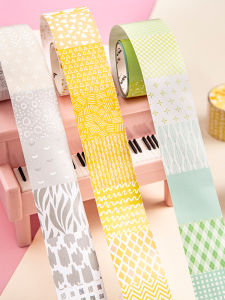 Decorative Washi Tape with Five-pointed Star Circle Heart Designs for Scrapbooking And Paper Crafts High Quality Copperplate Paper