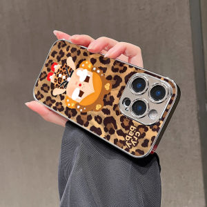 Silicone Phone Case for iPhone 16 pro Max Leopard Print 15 Unique High-End Feeling 14 plus Cartoon 13 pro Female Figure 12 Female Model 11 Cartoon XS Anti-Fall Protection 8 7 plus