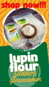 Greendahan Lupin Flour 1 kg | 500g -  Non GMO Gluten-Free Low Carb Keto Low Calorie Fiber and Mineral Rich