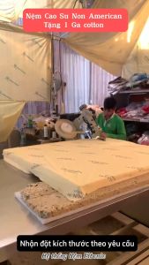(Mua 1 Tặng 1) NỆM GẤP 3 - Nệm cao su non American Chính Hãng - ĐỦ SIZE - Bảo Hành 15 Năm - Quà Tặng Drap Cotton Cao Cấp Giao nhanh toàn quốc Chất lượng tốt cho giấc ngủ của bạn
