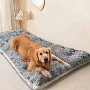 Winter Pet Dog Mat Fleece Thickened Dog Bed for Small Medium Large Dogs Soft Pet Sleeping Mat Dog Accessories