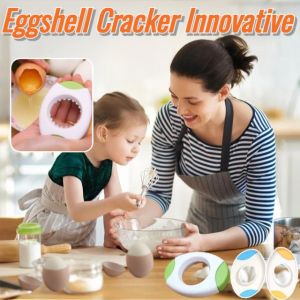 นวัตกรรมใหม่ในการแกะเปลือกไข่ เครื่องมือในครัวที่แยกเปลือกไข่
