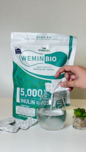WISAMIN WEMIN BIO Dietary Supplement Prebiotics Inulin + FOS 5000 mg Quantity 60 sachets/1 bag
