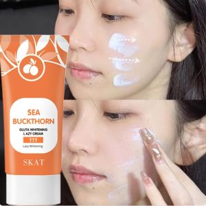 【COD】gluta Whitening Lazy Cream 30g Krim Siang Pemutih Niacinamide Dari Belanda Pelembab Wajah Pemutih Day Cream