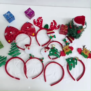 ที่คาดผม แว่นตา คริสต์มาส แฟชั่นคริสต์มาส ต้นสน กวางเรนเดียร์ สโนว์แมน เครื่องประดับผม